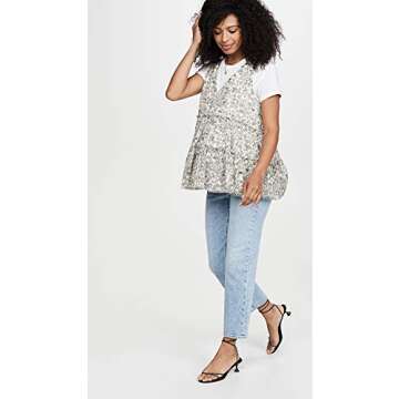 Stylish PAIGE Noella Straight Maternity Jeans for Comfort