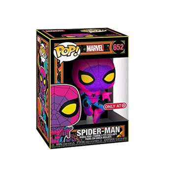 Funko Pop! Marvel: Blacklight Spider-Man Vinyl Figure Exclusive Black Light Edition Spiderman – Pop Only