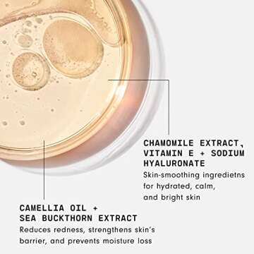 Versed Sunday Morning Antioxidant Oil Serum Nourishing Facial Oil with Camellia Oil, 1 Ounce