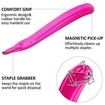 ZZTX Magnetic Staple Remover - Easy Staple Pulling Tool