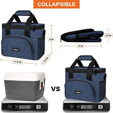 OPUX Insulated Collapsible Cooler Bag for All Occasions