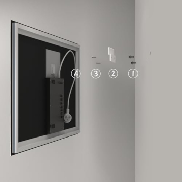 GOLOMO 48x32 LED Bathroom Mirror - Elegant & Functional