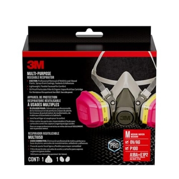 3M P100 Respirator with Adjustable Straps and Filters