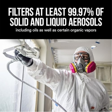 3M P100 Respirator with Adjustable Straps and Filters