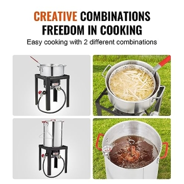 VEVOR Turkey Fryer 30-qt & 10-qt Cooking Set