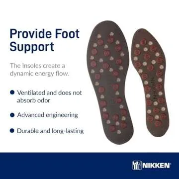 Nikken Kenko mStrides Insoles with Magnetic Technology