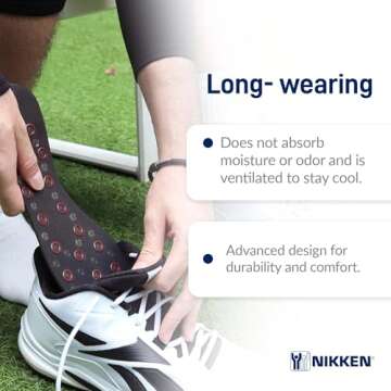 Nikken Kenko mStrides Insoles with Magnetic Technology