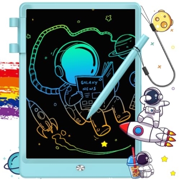 FLUESTON 10" LCD Writing Tablet for Kids - Blue