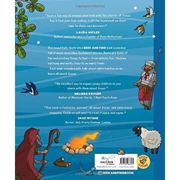 Seek and Find: New Testament Bible Stories: With Over 450 Things to Find and Count! (Fun interactive...