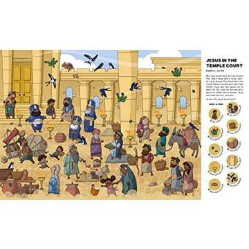 Seek and Find: New Testament Bible Stories: With Over 450 Things to Find and Count! (Fun interactive Christian book to gift kids ages 2-4)