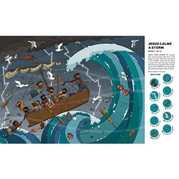 Seek and Find: New Testament Bible Stories: With Over 450 Things to Find and Count! (Fun interactive Christian book to gift kids ages 2-4)