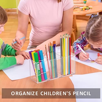 YestBuy 3-Compartment Makeup & Pen Holder Organizer