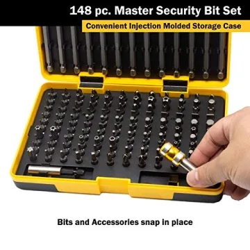 Titan 16148 Durable 148-Piece Security Bit Set