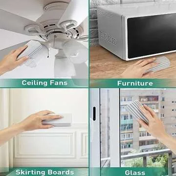 Heavy Duty Damp Duster Sponge Brush for Easy Cleaning