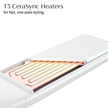 T3 Lucea 1.5 Straightener Ceramic Plates 9 Heat Settings