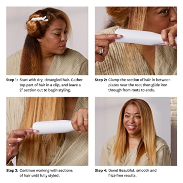 T3 Lucea 1.5 Straightener Ceramic Plates 9 Heat Settings