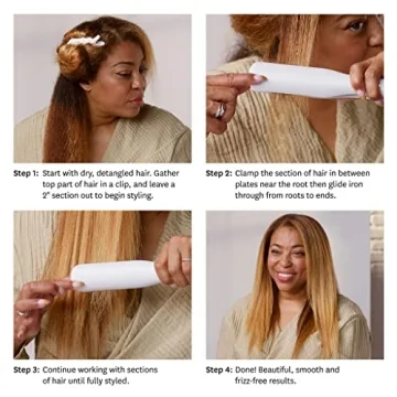 T3 Lucea 1.5 Straightener Ceramic Plates 9 Heat Settings