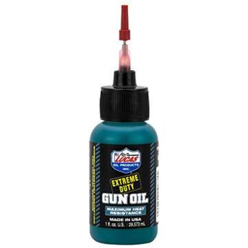 Lucas Oil 10875 Extreme Duty Gun Oil (1oz.) - Trusted Firearm Maintenance Solution
