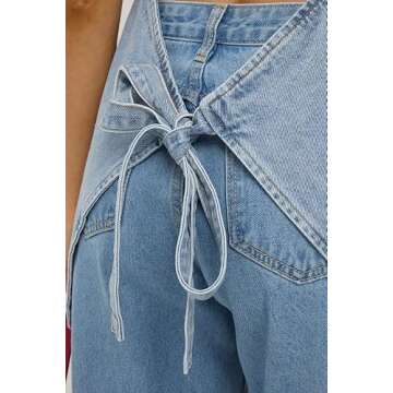 Kedera Women's Versatile Tie Up Denim Vest for Trendy Style