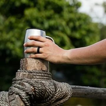 Durable ThunderFit Silicone Wedding Bands for Active Men