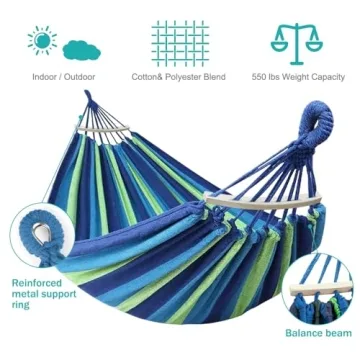 MOSFiATA Portable Camping Hammock - Comfortable & Durable Outdoor Relaxation