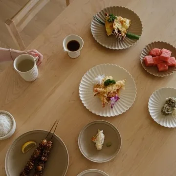 Elegant WENSHUO Daisy Dinner Plates Set of 6