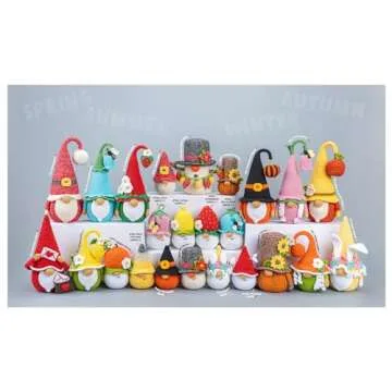 Amigurumi Gnomes: 24 Crochet Patterns for Every Season
