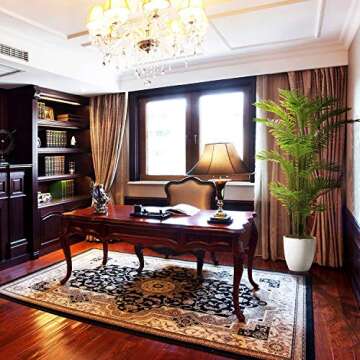 OXLLXO 6ft Artificial Areca Palm Silk Tree(72in) with 18 Trunks Faux Tree and Plastic Nursery Pot, Fake Plant for Office House Farmhouse Living Room Home Decor (Indoor/Outdoor)