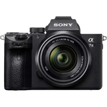Sony a7 III Mirrorless Camera with Lens - Black