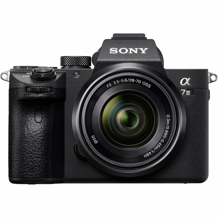 Sony a7 III Mirrorless Camera with Lens - Black