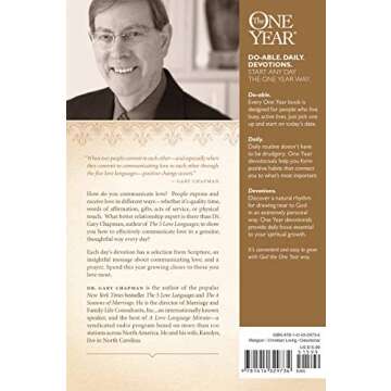 The One Year Love Language Minute Devotional: A 365-Day Devotional for Christian Couples (The One Ye...