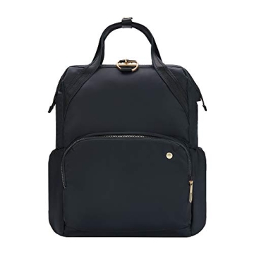 PacSafe Women's Citysafe CX 17L Anti Theft Backpack-Fits 16 inch Laptop, Black, One Size