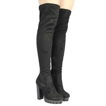 Wild Diva Over The Knee Boots | Stylish and Comfy Footwear