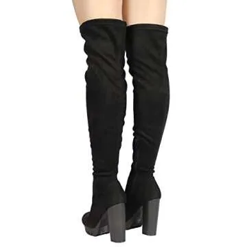 Wild Diva Over The Knee Boots | Stylish and Comfy Footwear