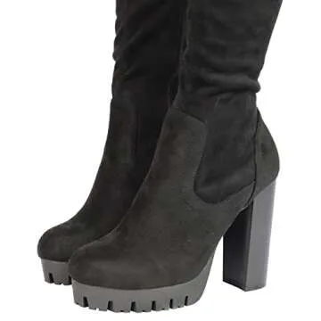 Wild Diva Over The Knee Boots | Stylish and Comfy Footwear