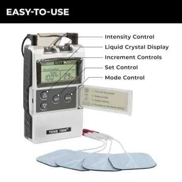 TENS 7000 Digital TENS Unit - Pain Relief & Muscle Stimulator