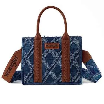 Wrangler Tote Bag for Women Purses Aztec Handbags Western Purses Boho Shoulder Bag ZSY-FBA2-WG2202-8120SJN