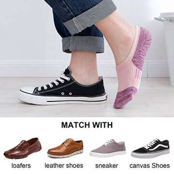 Gonii Women's Fun No Show Athletic Socks - Low Cut Comfort