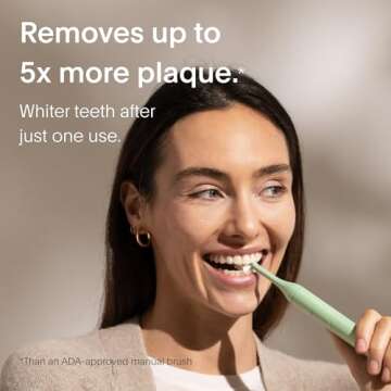 SURI Electric Toothbrush—Sustainable Electric Toothbrushes Adults, Slim Sonic Toothbrush & Accesso...