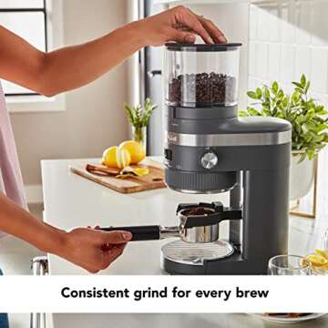 KitchenAid Burr Coffee Grinder with Smart Dosing Technology