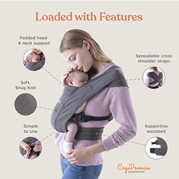 Comfortable Ergobaby Embrace Baby Wrap Carrier for Newborns
