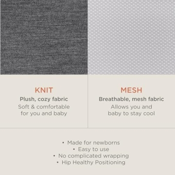 Comfortable Ergobaby Embrace Baby Wrap Carrier for Newborns