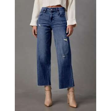Stylish Dokotoo Wide Leg Baggy Jeans: Effortless Fashion for Every Occasion