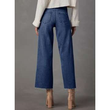 Stylish Dokotoo Wide Leg Baggy Jeans for Women