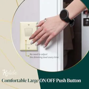 TOPGREENER Kalide Dimmer Switch for Home or Office