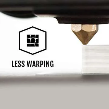 HATCHBOX PETG 3D Filament - 1kg, Precision Quality, White