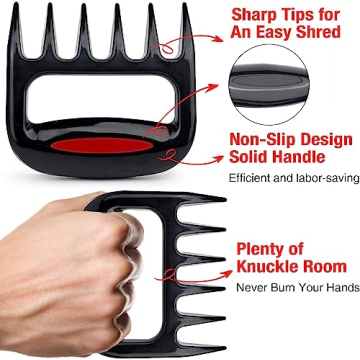 SURDOCA Meat Shredder Claws for BBQ & Kitchen - Men's Gift