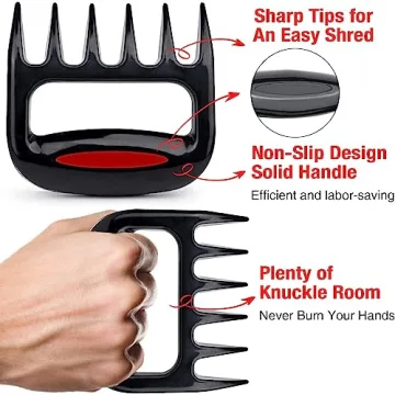 SURDOCA Meat Shredder Claws for BBQ & Kitchen - Men's Gift