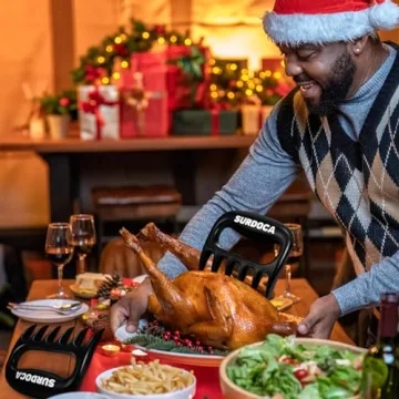 SURDOCA Meat Shredder Claws for BBQ & Kitchen - Men's Gift