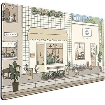 Cute Desk Mat Kawaii Mousepad for Gamers and Students